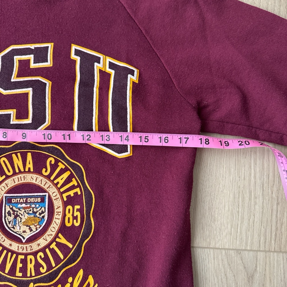 Jerzees Maroon Asu Sun Devils Sweater - image 3